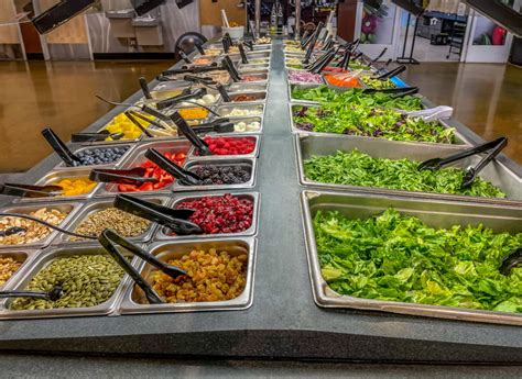 The salad bar and hot bar area are always looking fresh and clean Staff is always very helpful and. . Salad bar grocery store near me